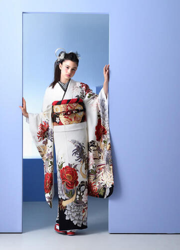 振袖成人女性の写真