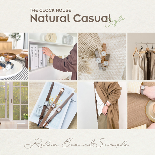 【新製品】THE CLOCK HOUSE ナチュラルカジュアルスタイルより新モデル登場
